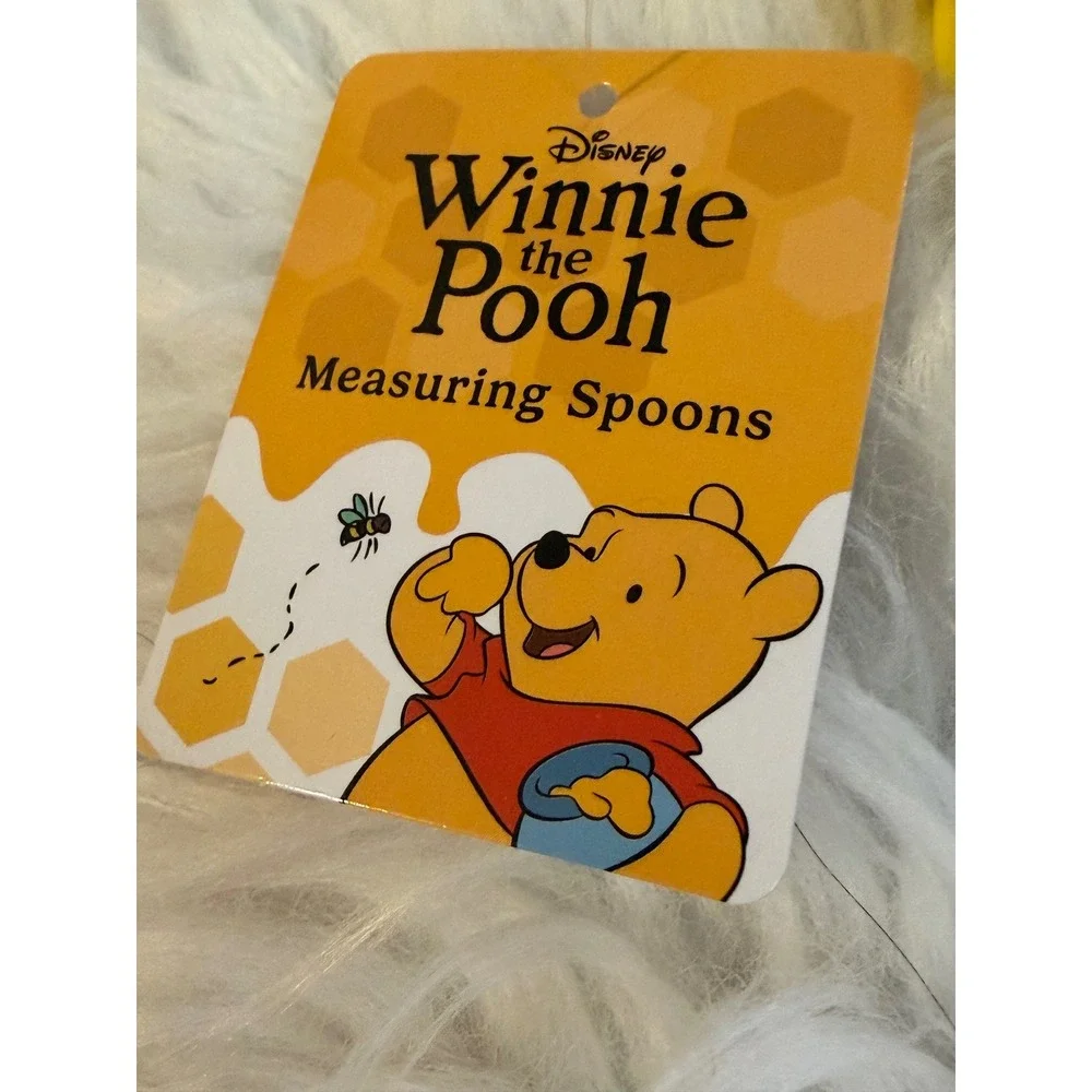 Disney Winnie the Pooh Measuring Spoons Set Yellow Tigger Eeyore Piglet NWT